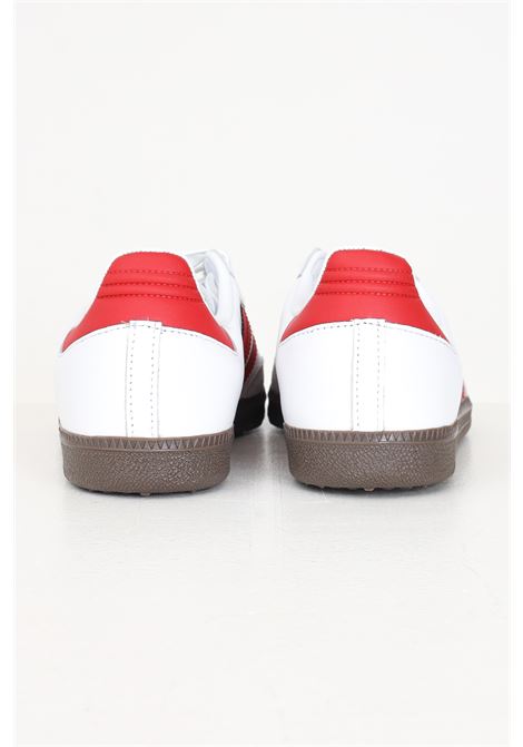Sneakers Samba OG bianche e rosse per uomo e donna ADIDAS ORIGINALS | IG1025.